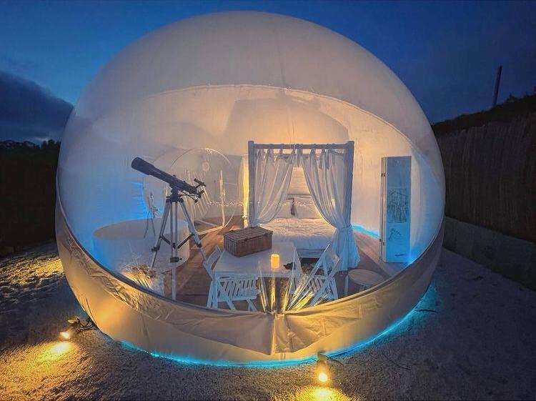 Burbujas Astronomicas Albarari Sanxenxo Hotell Eksteriør bilde