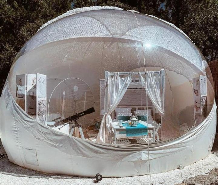 Burbujas Astronomicas Albarari Sanxenxo Hotell Eksteriør bilde